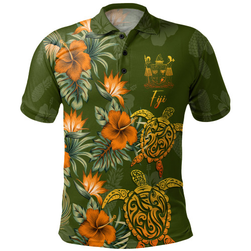 Fiji Polo Shirt Custom Personalised Polynesian Tropical Summer1