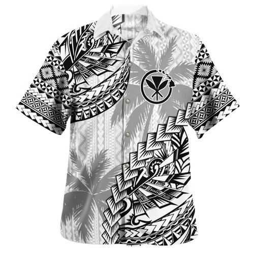Hawaii Hawaiian Shirt Custom Personalised Polynesian Pattern Palm Tree1