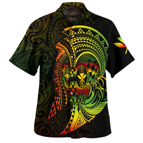 Hawaii Hawaiian Shirt Custom Personalised Reggae Kanaka Warrior1
