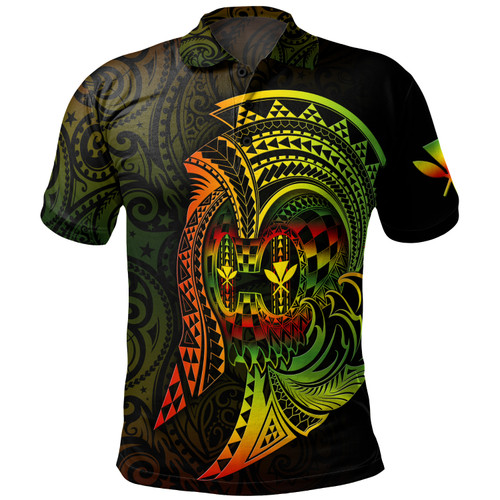 Hawaii Polo Shirt Custom Personalised Reggae Kanaka Warrior1