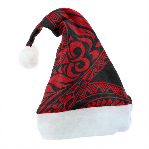 Hawaii Christmas Hat Tribal Pattern Polynesian Red