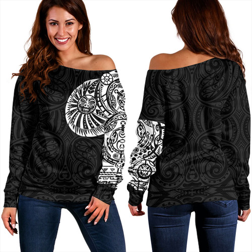 Samoa Off Shoulder Sweatshirt The Rock Chest Tattoo Pieces Designs