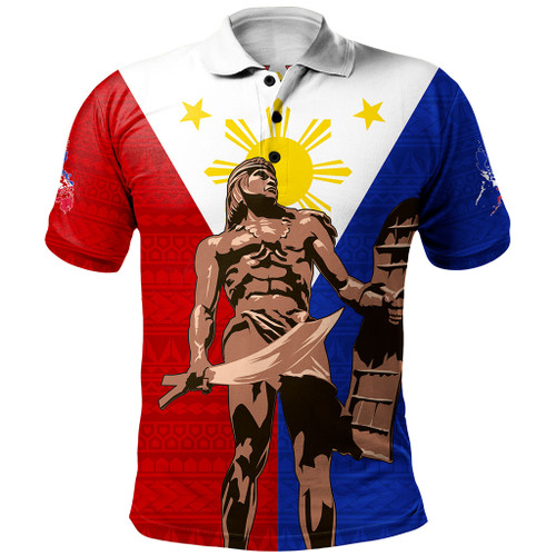 Philippines Filipinos Polo Shirt Custom Flag  Tribal Lapu Lapu