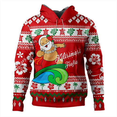 Tonga Hoodie Santa Claus Ho Ho Ho Christmas