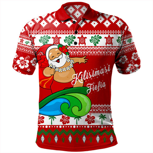 Tonga Polo Shirt Santa Claus Ho Ho Ho Christmas