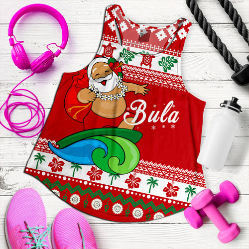 Fiji Women Tank Santa Claus Ho Ho Ho Christmas