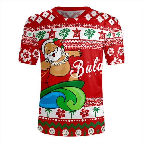 Fiji Rugby Jersey Santa Claus Ho Ho Ho Christmas