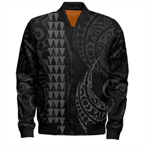 Hawaii Bomber Jacket Polynesia Kakau Style