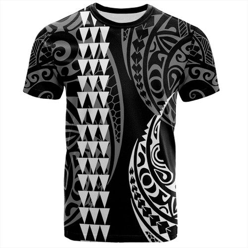Hawaii T-Shirt Polynesia Kakau Style