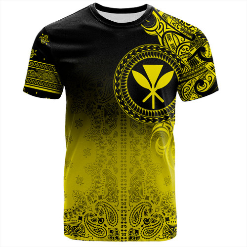 Hawaii T-Shirt Custom Kanaka Paisley Style