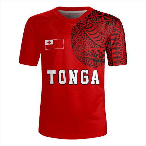 Tonga Rugby Jersey Tattoo Ngatu Pattern Style