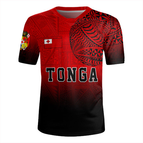 Tonga Rugby Jersey Tattoo Ngatu Coat Of Arms Tribal