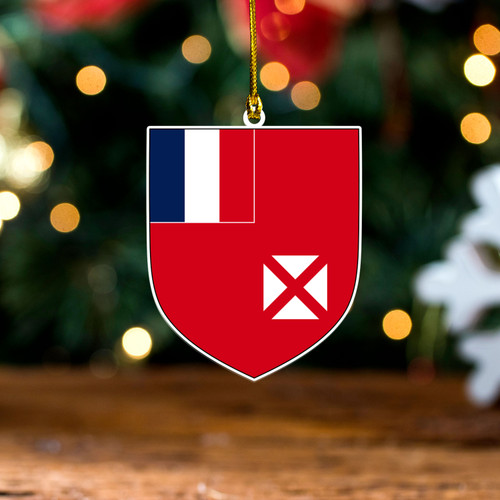 Wallis and Futuna Acrylic And Wooden Ornament Coat Of Arms