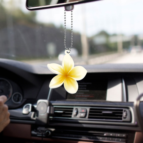 Hawaii Car Hanging Ornament Polynesia Plumeria Flower