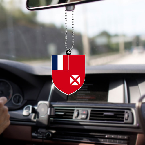Wallis And Futuna Car Hanging Ornament Coat Of Arms