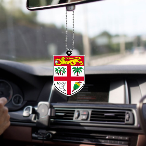 Fiji Car Hanging Ornament Coat Of Arms Ver.1
