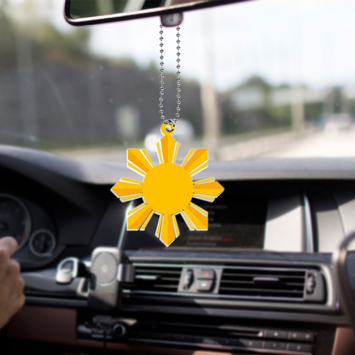 Philippines Filipinos Car Hanging Ornament Sun Style
