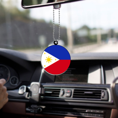Philippines Filipinos Car Hanging Ornament Flag