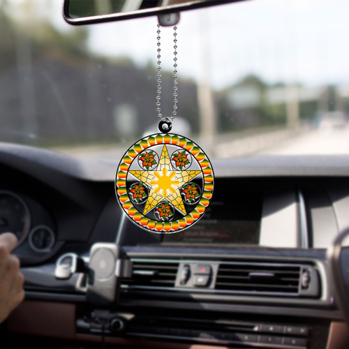 Philippines Filipinos Car Hanging Ornament Lantern Flower Star