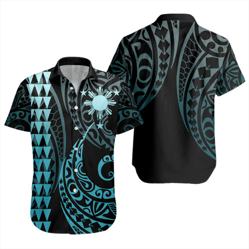 Philippines Filipinos Short Sleeve Shirt Kakau Style