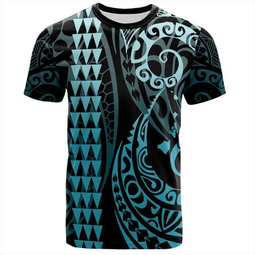 Hawaii T-Shirt Map Kakau Style