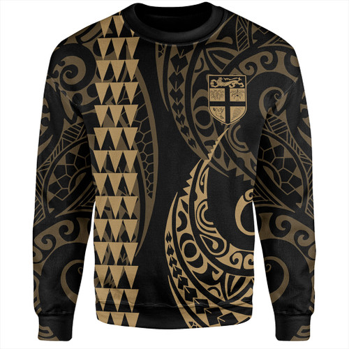 Fiji Sweatshirt Kakau Style Ver.1 Gold