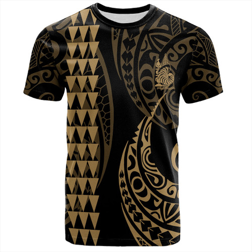 New Caledonia T-Shirt Kakau Style Ver.1 Gold