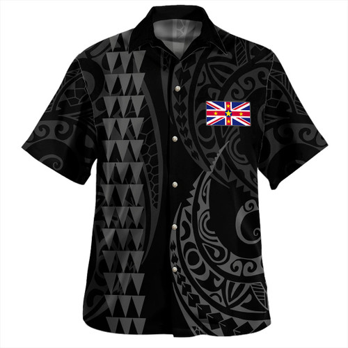 Niue Hawaiian Shirt Kakau Style
