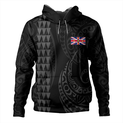 Niue Hoodie Kakau Style Gray