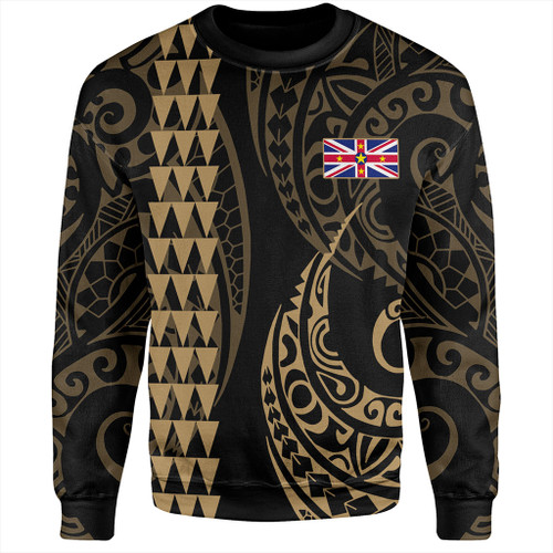 Niue Sweatshirt Kakau Style Ver.1 Gold