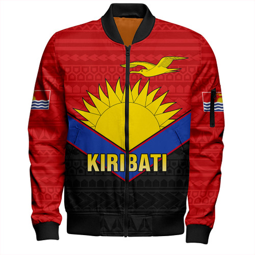Kiribati Bomber Jacket Custom Sport Style Polynesian