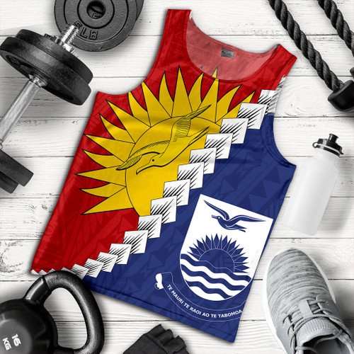 Kiribati Tank Top Micronesia With Flag
