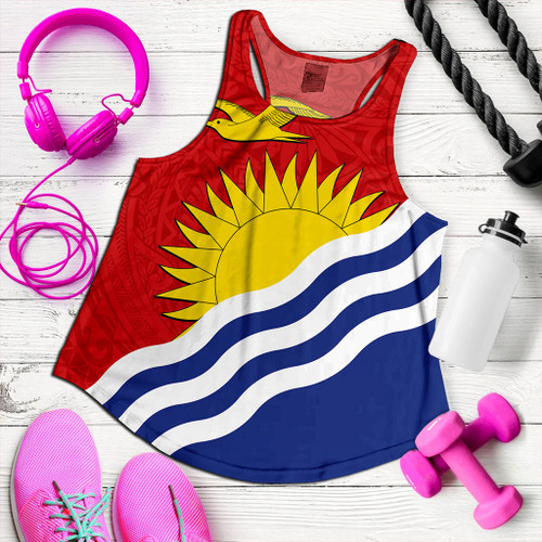 Kiribati Women Tank Country Flag Style