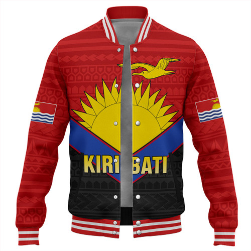 Kiribati Baseball Jacket Custom Sport Style Polynesian