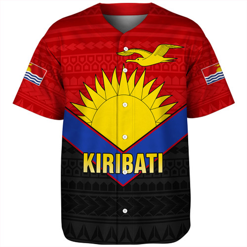 Kiribati Baseball Shirt Custom Sport Style Polynesian