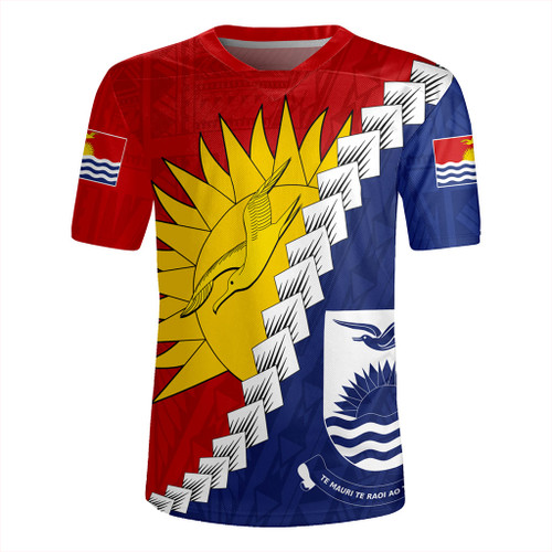 Kiribati Rugby Jersey Micronesia With Flag