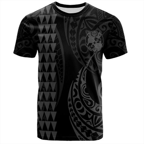 Tonga T-Shirt Kakau Style Gray