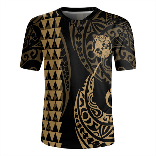 Tonga Rugby Jersey Kakau Style Ver.1 Gold