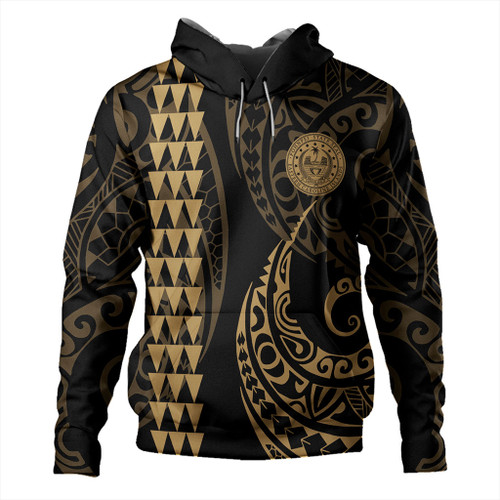 Pohnpei State Hoodie Kakau Style Ver.1 Gold