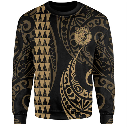 Yap State Sweatshirt Kakau Style Ver.1 Gold