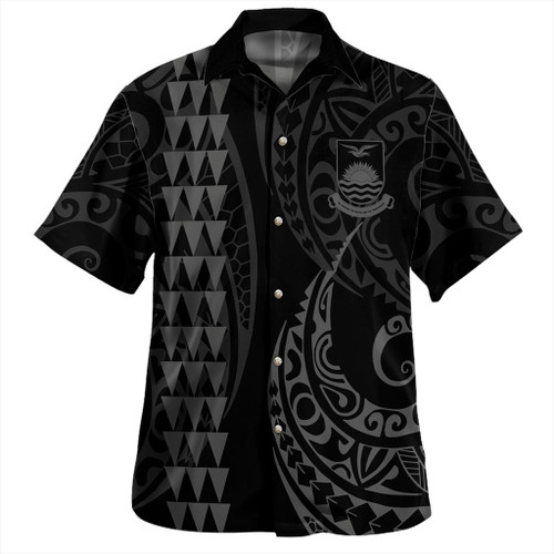 Kiribati Hawaiian Shirt Kakau Style Gray