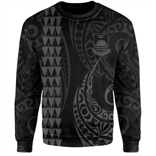 Kiribati Sweatshirt Kakau Style Gray