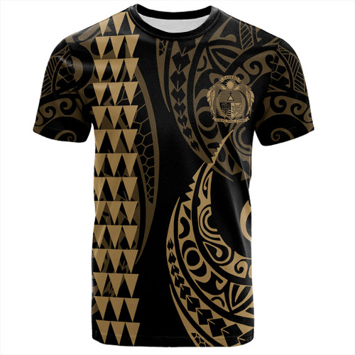 Nauru T-Shirt Kakau Style Ver.1 Gold