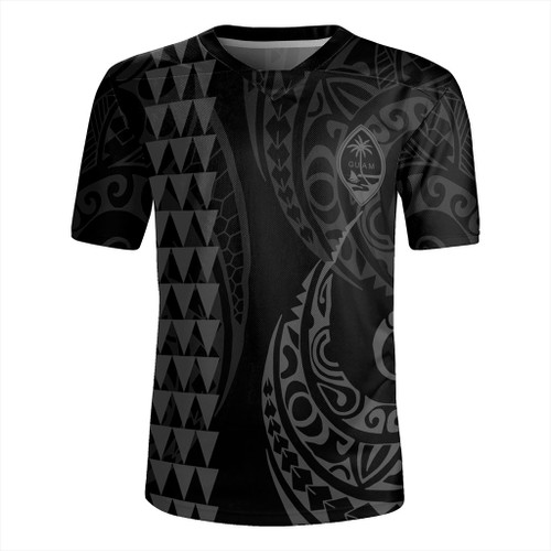 Guam Rugby Jersey Kakau Style Gray