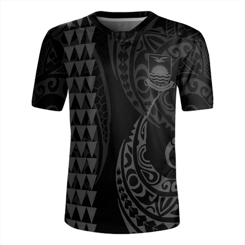 Kiribati Rugby Jersey Kakau Style Gray