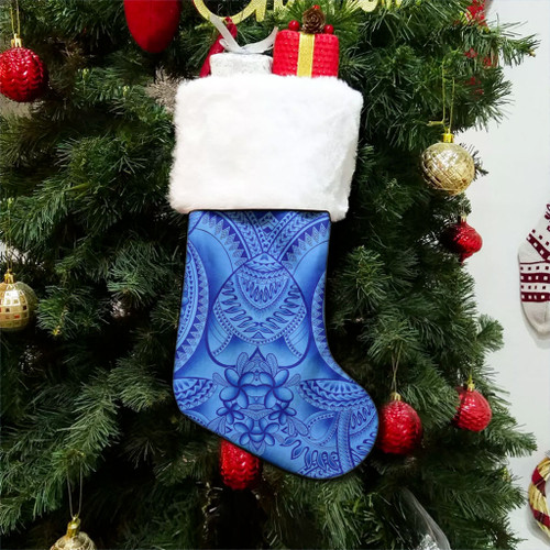Samoa Christmas Stocking Fabric Tattoo Design