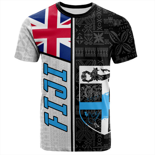 Fiji T-Shirt Flag Pattern Bula Concept
