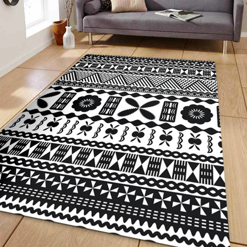 Fiji Area Rug Bula Pattern