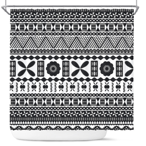 Fiji Shower Curtain Bula Pattern