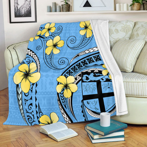 Fiji Premium Blanket Bula Style Plumeria Flower